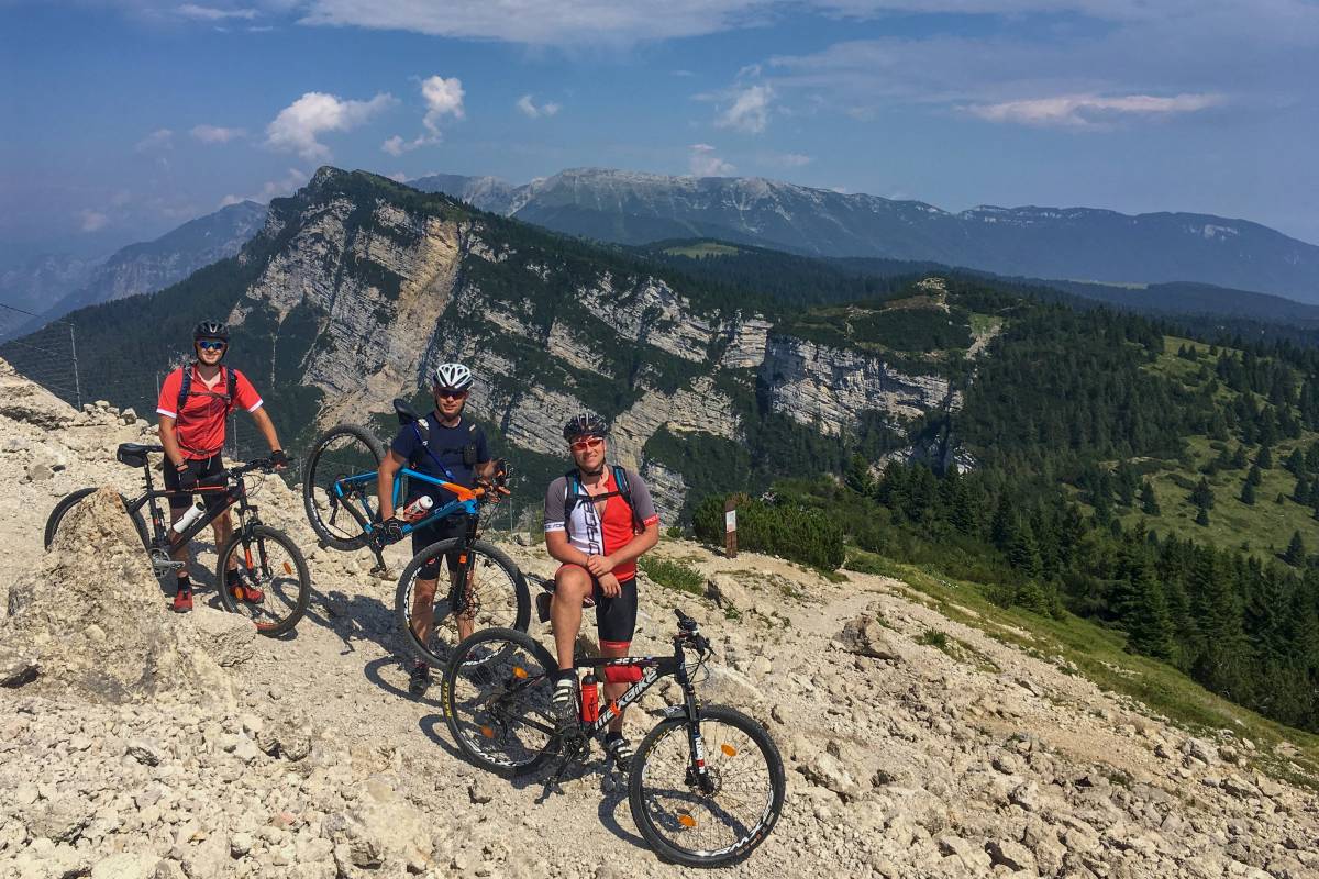 Trentino a Garda na kole