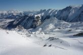 Pohled z ledovce na Zell am See