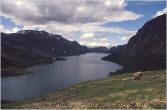 Norsko - jezero Gjende