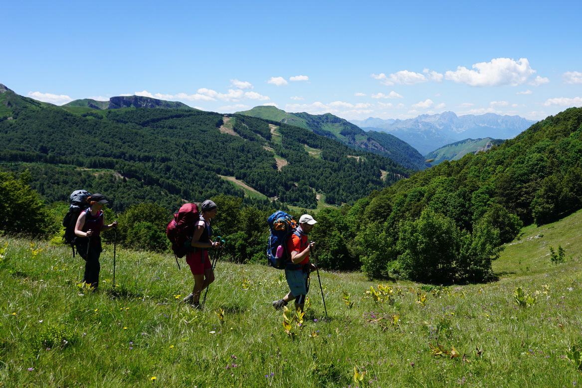 Černá Hora - přechody hor