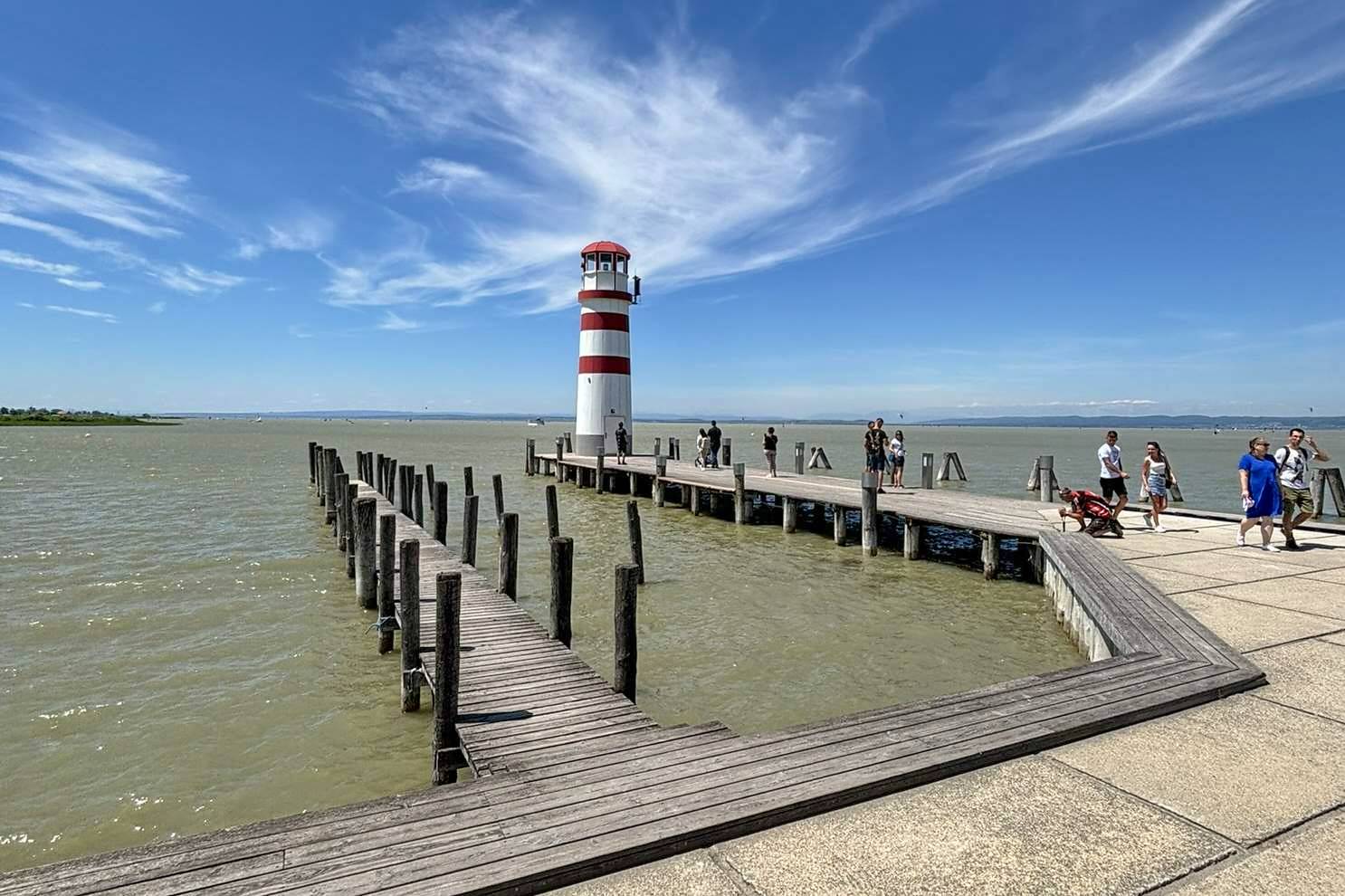 Neziderské jezero na kole