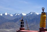 Výhled na  masiv Stok Kangri