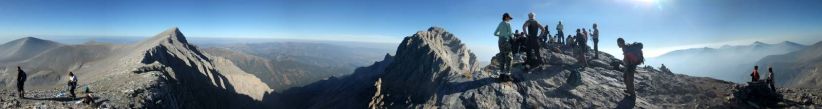 Olymp - vrcholy Skolio a Mytikas