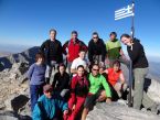 Olymp - na vrcholu Mytikas (2917 m)