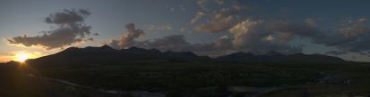 Západ slunce nad Rondane