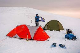 Přechody hor na sněžnicích