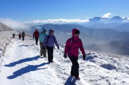 Zimní turistika v Černé Hoře