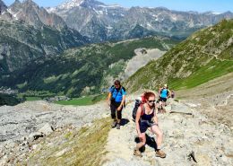 Horská turistika nad Chamonix