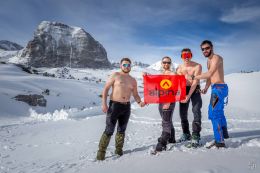 Dachstein - zimní táboření