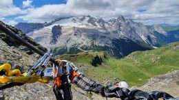 Dolomity - ferraty v okolí Marmolady 