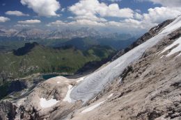 Ledovec na Marmoladě