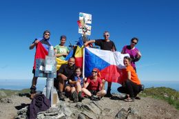 Vrchol Moldoveanu - nejvyšší hora Rumunska