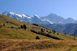 První pohled na Centrální hřeben Kavkazu
