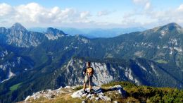 Výhled na Ennstálské Alpy