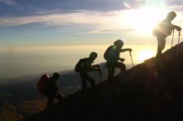 Výstup na vrchol Rinjani