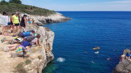 Istrie - útes Velika Kolumbarica na Kamenjaku