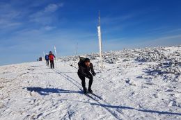 Hřebenovka Jeseníků – přejezd na běžkách