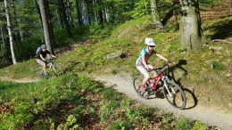 Traily na Singltreku pod Smrkem
