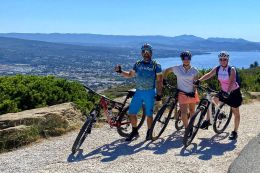 Azurové pobřeží na kole