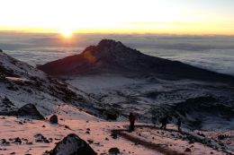 Východ slunce nad Mawenzi