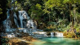 Laos – vodopád Kuang Si