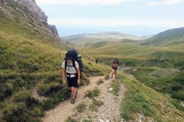 Makedonie - přechod hor