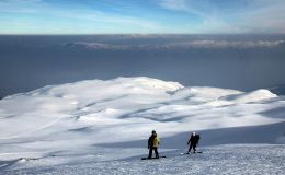 Snowboarding u lyžařského střediska Popova Šapka