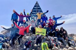 Maroko - na vrcholu Jebel Toubkal (4167 m)