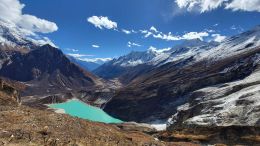 Výhledy cestou do základního tábora pod Manaslu