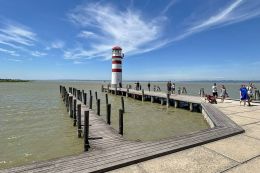 Neziderské jezero na kole