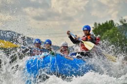 Rafting na řece Sjoa