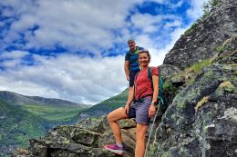 Nad  Geirangerfjordem