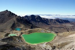 Emerald lakes v NP Tongariro
