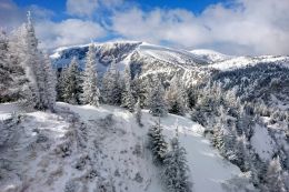 Zimní turistika v Raxalpe