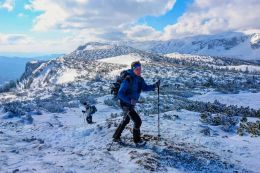 Zimní turistika v Raxalpe