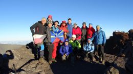 Na vrcholu Piton des Neiges (3071 m)