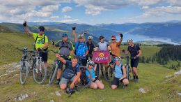 Rumunsko MTB - Muntii Latoritei - vyhlídka na Lacul Vidra