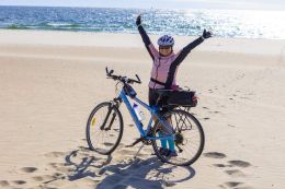 Na pláži na poloostrově Hel