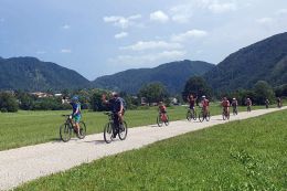 Julské Alpy na kole - mezi Kobaridem a Tolminem