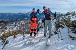 Totes Gebirge na skialpech