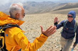 Radost z výstupu na vrchol Artosu (3537 m)