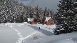 Skialp v Zakarpatské Ukrajině