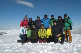 Skupinové foto na Zakarpatské Ukrajině