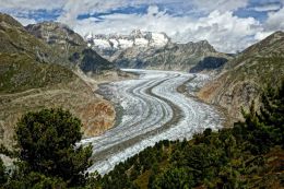 Ledovec Grosser Aletschgletscher