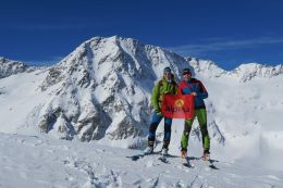 Pauza při výstupu na Medelzkopf