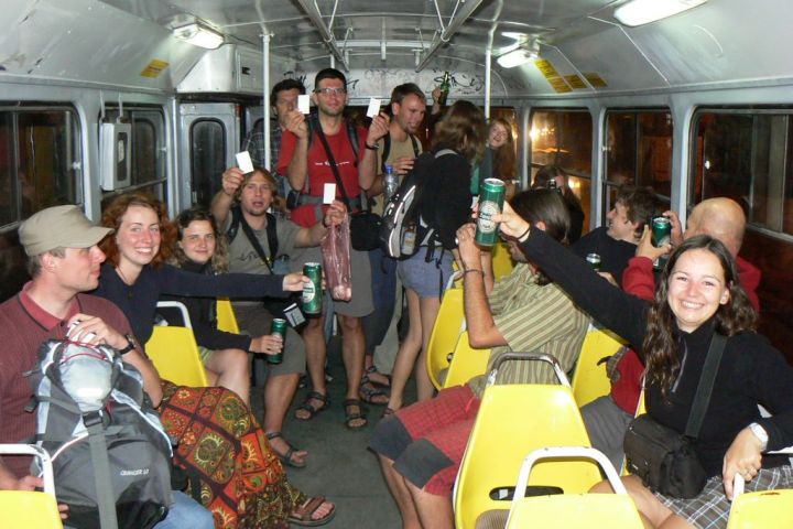 Jízda československou tramvají v Sarajevu