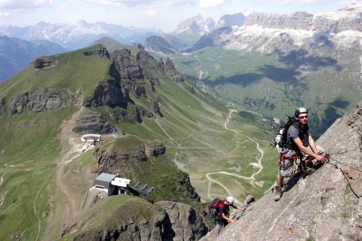 Dolomity - hřeben Padon
