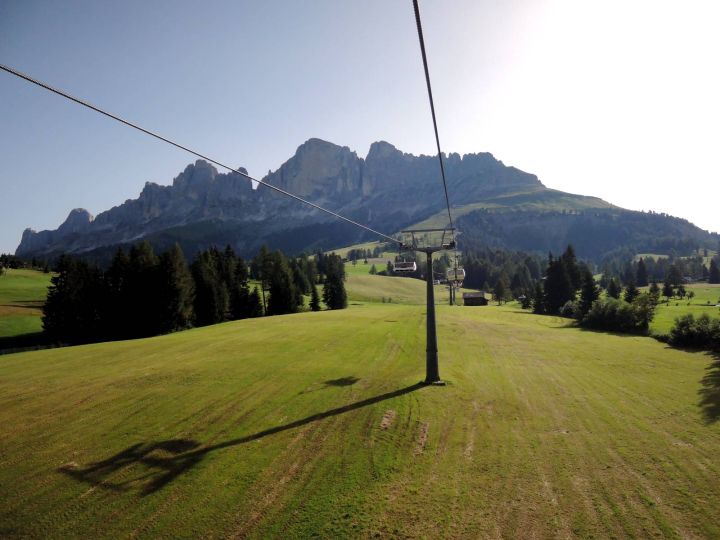 Dolomity - lanovka k Rif. Paolina