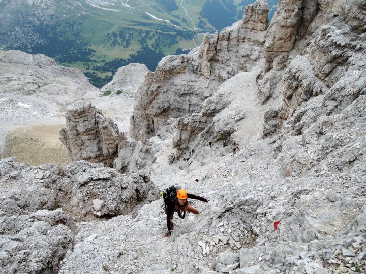 Dolomity - zajištěné cesty