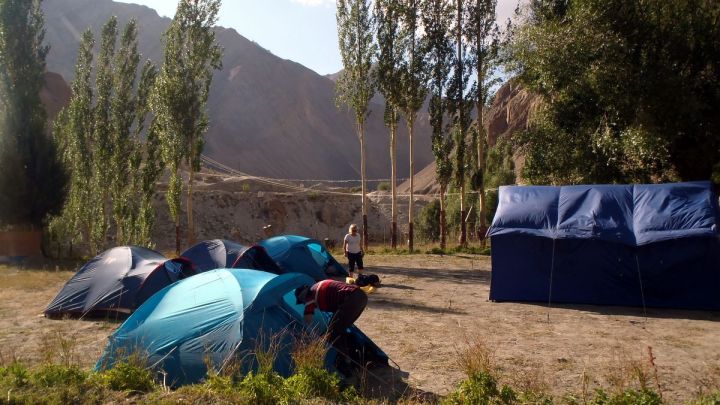 Tábořiště v Ladakhu